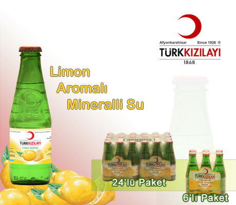 Kızılay Soda Limon Aromalı 200 ml. 24'lü Koli